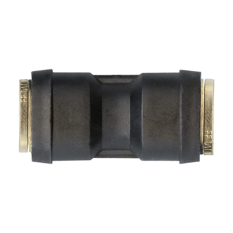 1/2 Tube x 1/2 Tube DOT Composite PTC Union Coupling Air Brake Fitting