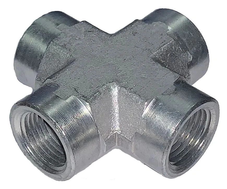 1/4 FPT Cross Steel