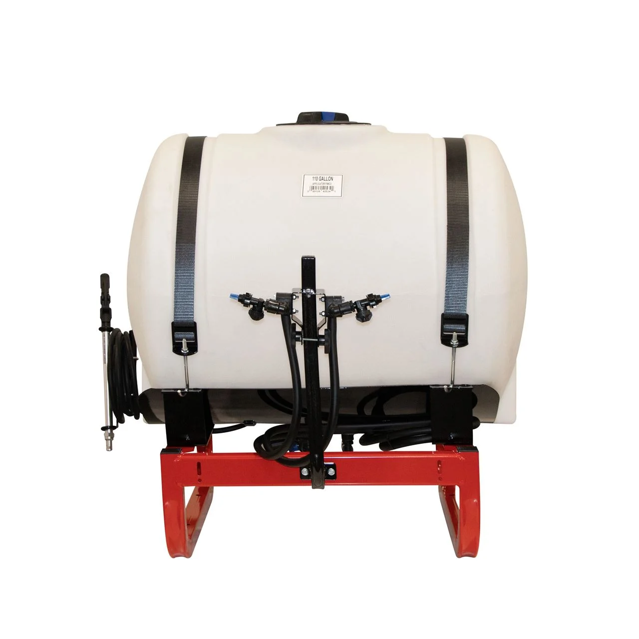 110 Gallon 3 Point with 2 Broadcast Nozzles, Spray Wand, Pump (3PT-110-6R-2BB)