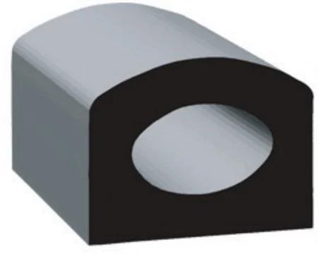 Clean Seal 5/8″ x 3/8″ EDPM D Seal With Tape – Black
