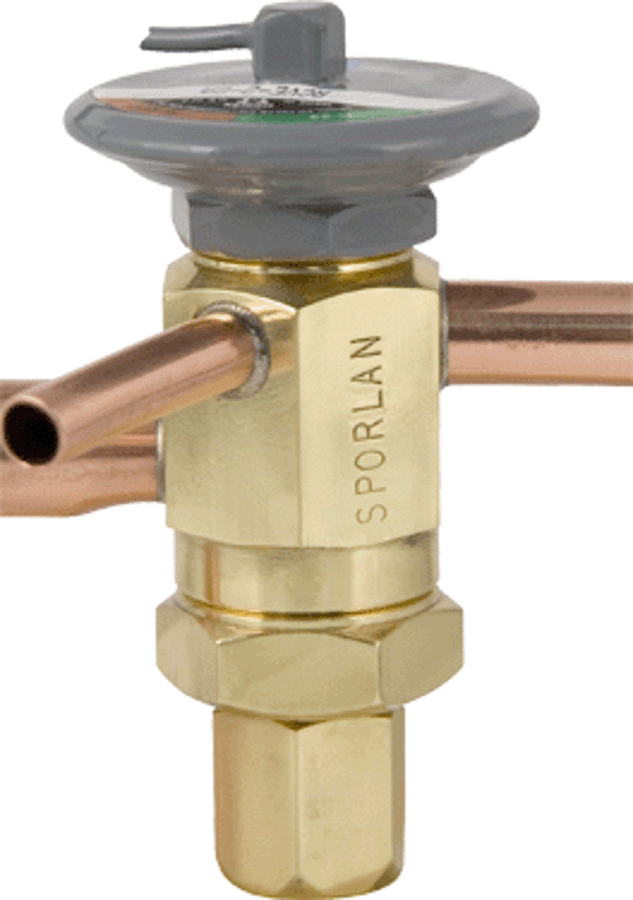 Sporlan 151370 Expansion Valve, External 6.0 Ton R410A A/C 30 Tube 1/2 x 5/8 ODF RCZE-6-GA