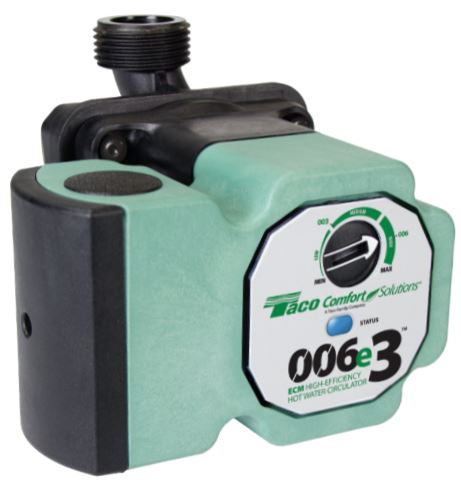 Taco 006-E3 ECM High Efficiency Hot Water Circulator