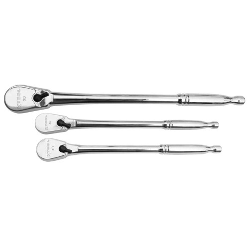 K Tool International 3pc 120 Tooth Ratchet Set