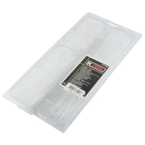 K Tool International CABLE ZIP TIE ASSORTMENT NATURAL