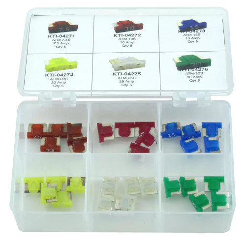 K Tool International 35-pc Low Profile Mini Fuse Asst