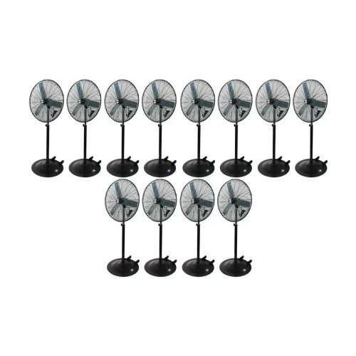 K Tool International 30" Pedestal Industrial Fan Pallet of 12