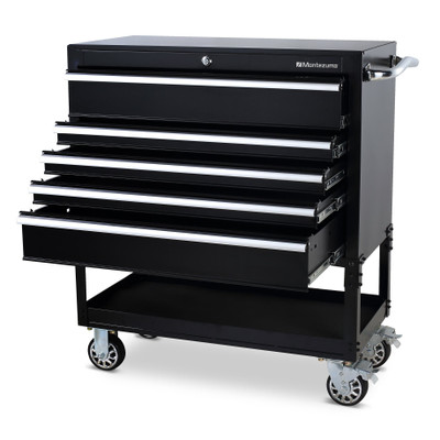 Montezuma BK3605UC 36 in. 5-Drawer Utility Cart