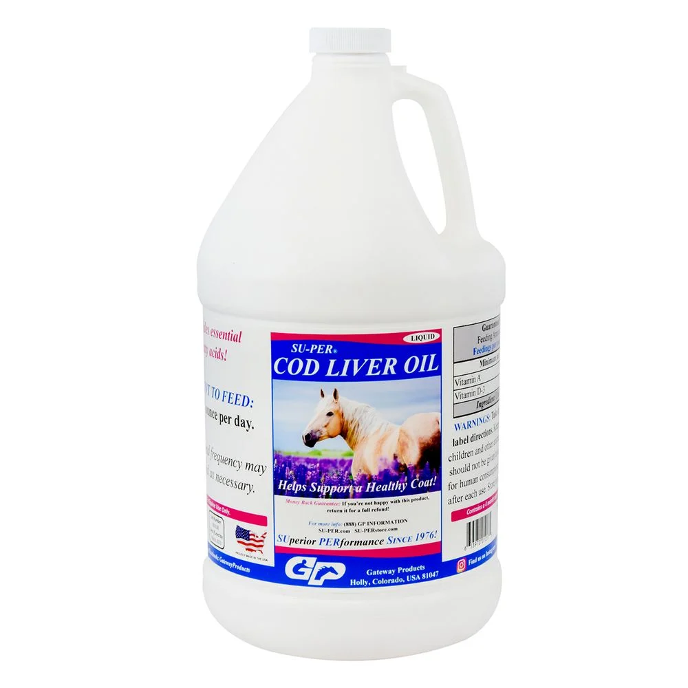 SU-PER Cod Liver Oil Liquid Horse Supplement