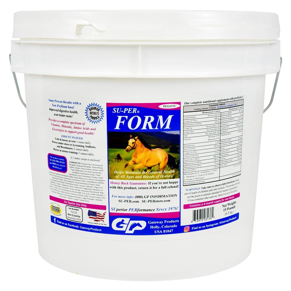 SU-PER Form Pellets Horse Supplement