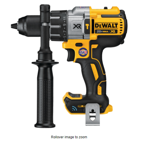 Dewalt DCD997CB 20V MAX* XR Brushless 1/2" Cordless Hammer Drill/Driver with Integrated Bluetooth (Tool Only)