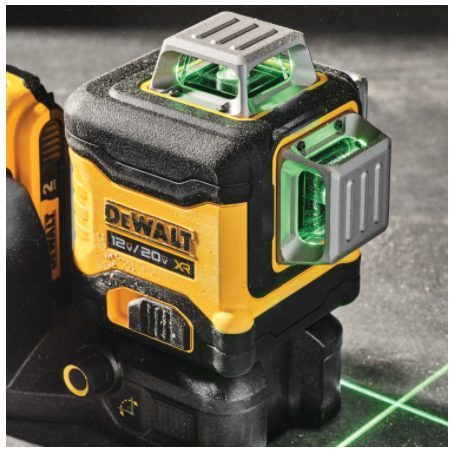 Dewalt DCLE34030GB 20V MAX* 3x360 Green Line Laser (Tool Only)