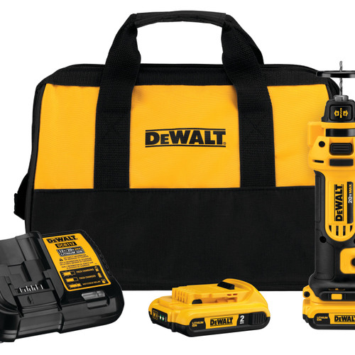 Dewalt DCS551D2 20V MAX* Drywall Cut-Out Tool Kit (2.0Ah Batteries)