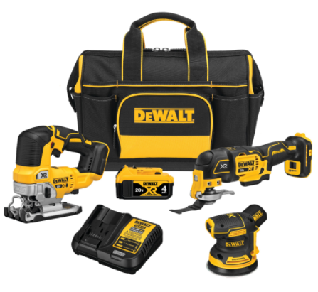 Dewalt DCKSS300M1 XR 20V MAX* Brushless 3-Tool Woodworking Kit