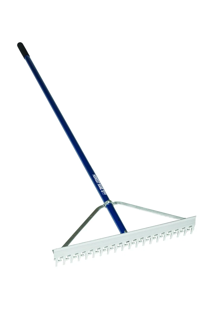 24″ Screening Rake, 66″ Blue A