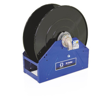 Opens dialog GRACO 24P368 - XD40 Air/Water/Diesel Fuel/Oil Hose Reel, 1" x 50 ft, BSPP, Blue, 600 PSI