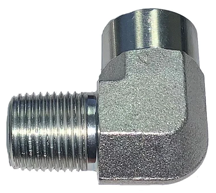 3/8 MPT x 1/4 FPT 90° Street Elbow Steel