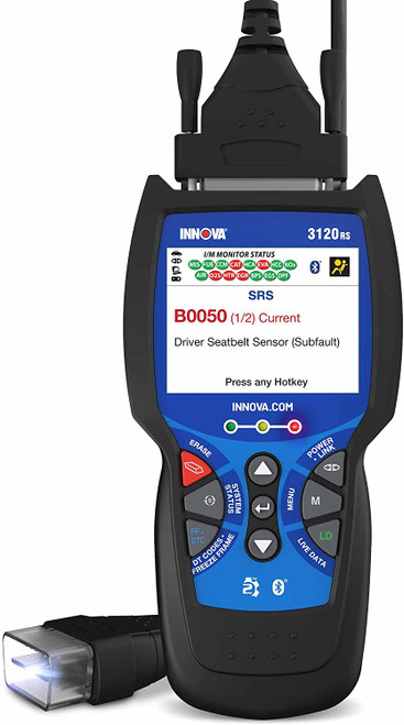 Innova 1103120RS Code Scanner - Professional OBD2 Scanner - Smog Test Scan Tool - ODB1 Adapters - RepairSolutions2 App