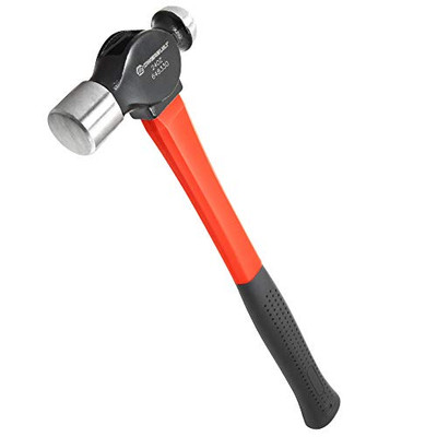 Powerbuilt 24-Ounce Ball Pein Hammer with Fiberglass Handle (648330)