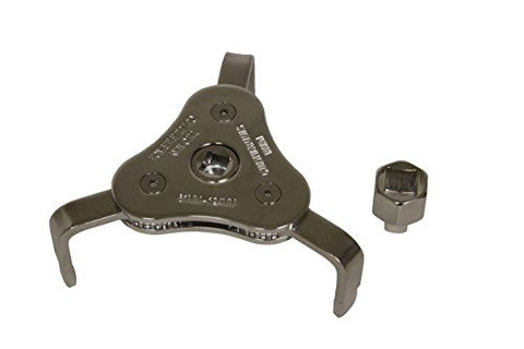 Lisle 61-124mm 3 Jaw Wrench & Adapter (63830)