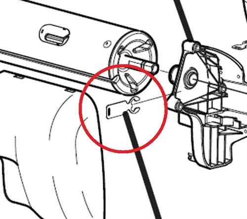 Carefree of Colorado R001848 Roller Tube Attach Clips For Latitude Awnings