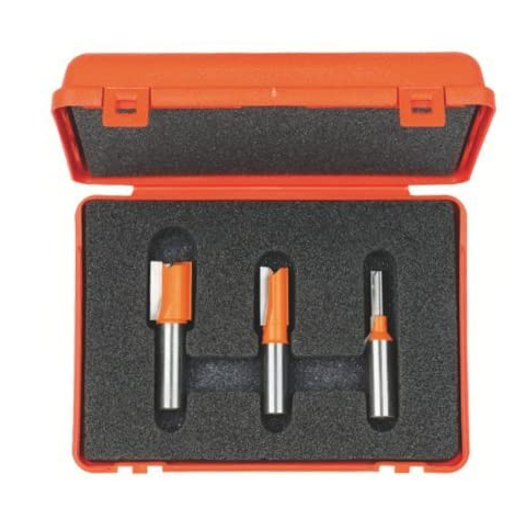 CMT 811.001.11,3 Piece Plywood Groove Bit Sets