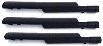 3Pcs Cast Iron Burenr Tubes for Charmglow 810-2320-B, 810-2300, 810-2300-B Gas Grills, 16 1/4 x 2 5/16″