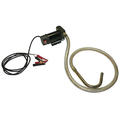 American Forge & Foundry 12V DC Powered Rotary Pump for Oil Drain with Fittings (8815)