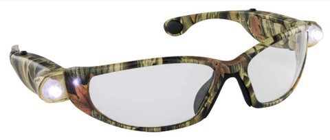 SAS Safety 5422 Safety Glasses, Clear Lens, Camouflage Tan Frame