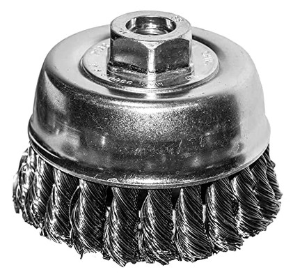Century Drill Angle Grinder Cup Brush, 3" Knot (76023)