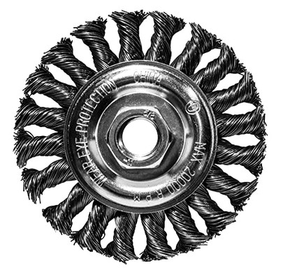 Century Drill Angle Grinder Wire Wheel 4" Knot (76049)