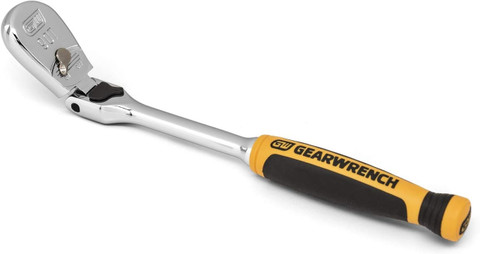 Gearwrench 1/4" Drive 90-Tooth Locking Flex Head Ratchet 8" (81016T)