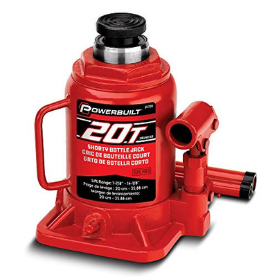 Powerbuilt 20-Ton Shorty Bottle Jack (647504)
