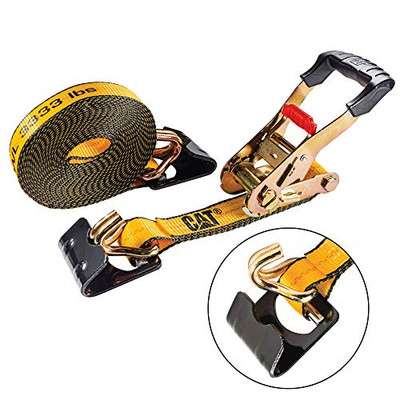 Caterpillar 980070N Heavy Duty Ratchet Tie Down with Patented 2-in-1 Hook
