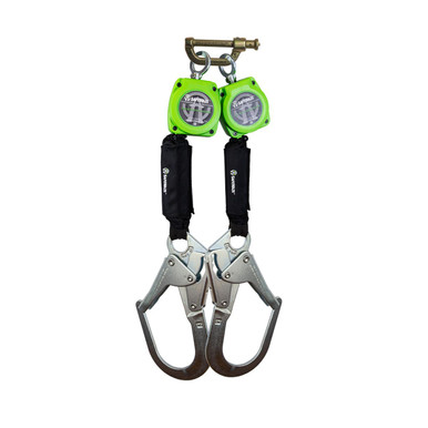 Opens dialog Safewaze 019-5058 - 6' Web Dual Leg Retractable with Steel Rebar Hooks & 9012 BWB