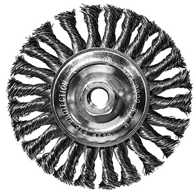 Century Drill Angle Grinder Wire Wheel 6" Cable Twist (76063)