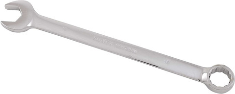 Sunex 19mm Full Polish V-Groove Combination Wrench (991719MA)