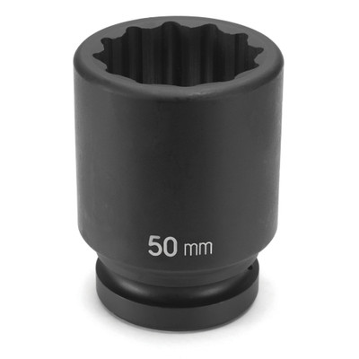 Grey Pneumatic 1-1/2" Drive x 70mm Deep Impact Socket 12pt (6270MD)