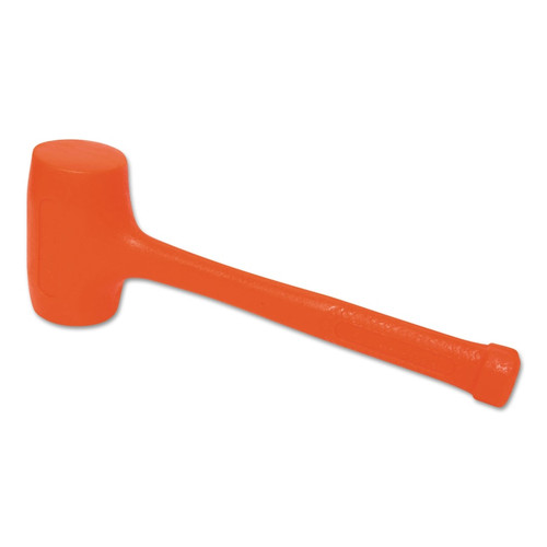 StanleyCompo-CastStandard Head Soft Face Hammer, 52 oz Head, 2-1/2 in Diameter, Orange