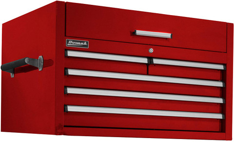 Homak PRO II Series 36" 5-Drawer Top Chest Red (RD02036052)