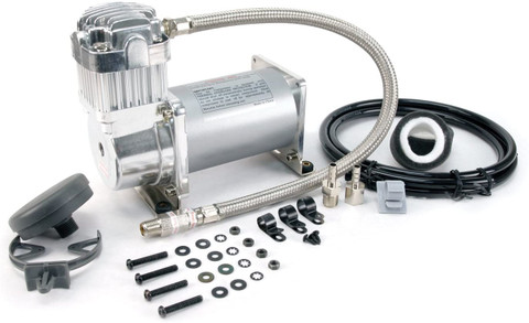 VIAIR 325C Silver Compressor Kit 24V 33% Duty Sealed w/o Leader Hose (32538)