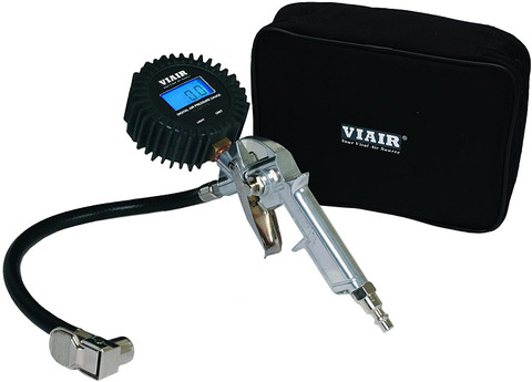 VIAIR Digital Tire Inflation Gun 2.5" Gauge Reads Up to 180 PSI (00042)