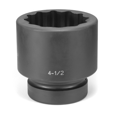 Grey Pneumatic 2-1/2" Dr. x 3-7/8" Standard Impact Socket 12pt (7424R)