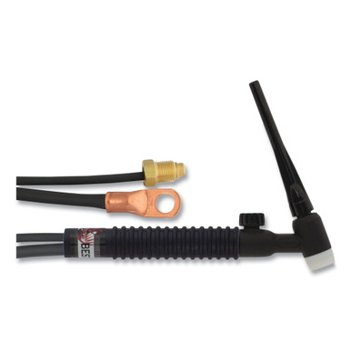 Opens dialog BEST WELDS 900-17V-12-2 - 17V TIG Torch Package, Air Cooled, 150 A, Rigid Head w/ Valve, 2-Pc 12.5ft