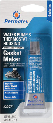 Permatex Water Pump and Thermostat RTV Silicone Gasket Maker 0.5 oz (22071)