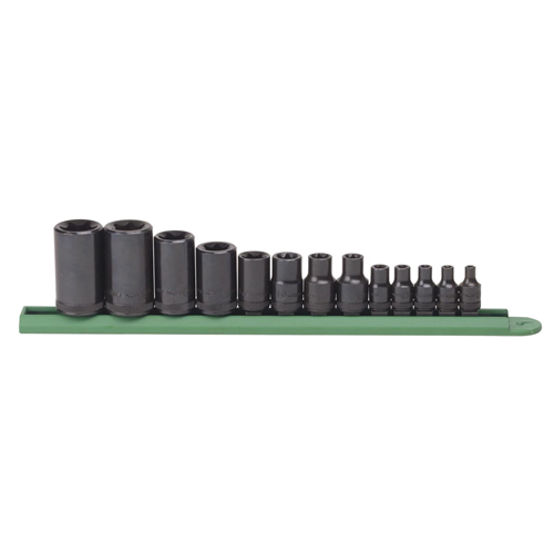KD Tools 80583 13-Piece 1/4", 3/8", and 1/2" Drive External Torx Socket Set