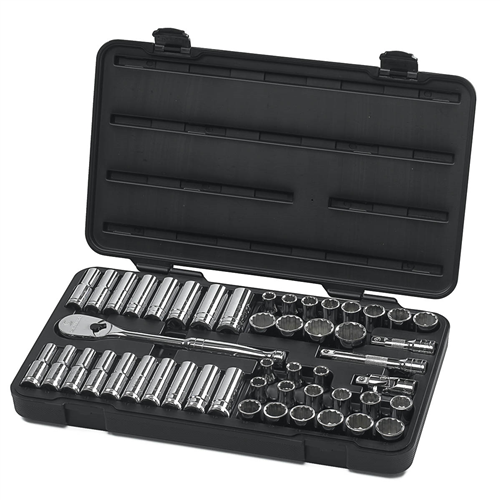 KD Tools 80701 49 Piece 1/2" Drive 12 Point SAE/Metric Socket Set