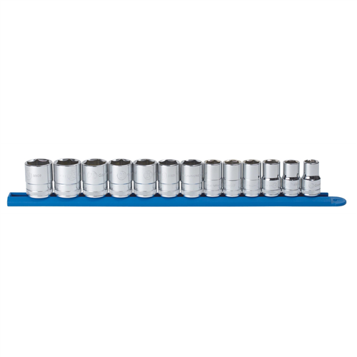 KD Tools 80702 13-Piece 1/2" Drive 6 Point Standard Metric Socket Set