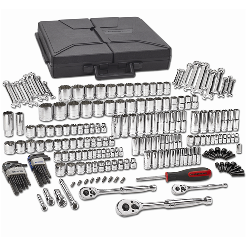 KD Tools 80933 216 Piece 1/4", 3/8" and 1/2" Drive Mechanics Tools Set