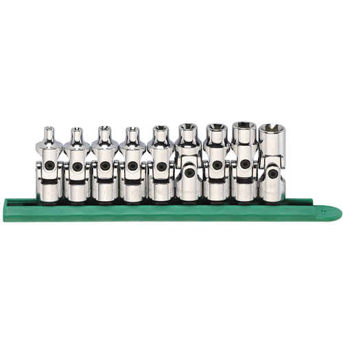KD Tools 80985 9-Piece 3/8" Drive Universal E-Torx Bit Socket Set