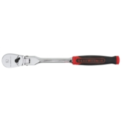 KD Tools 81009F 84-Tooth 1/4 in. Drive Flex Ratchet with Cushion Grip Handle